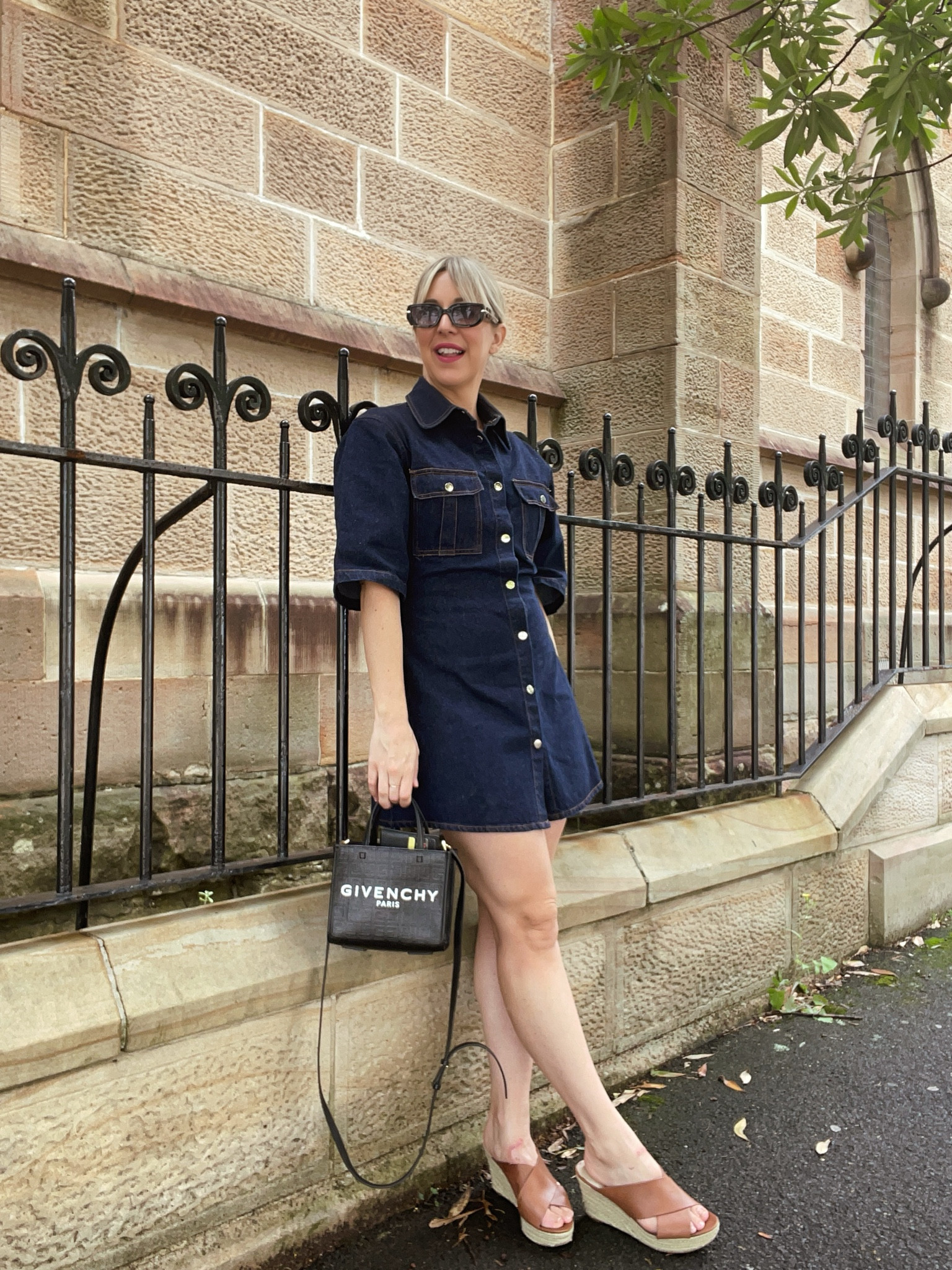 Friday feels - denim dress and wedges 💫💙

#LTKfindsunder100 #LTKstyletip #LTKaustralia