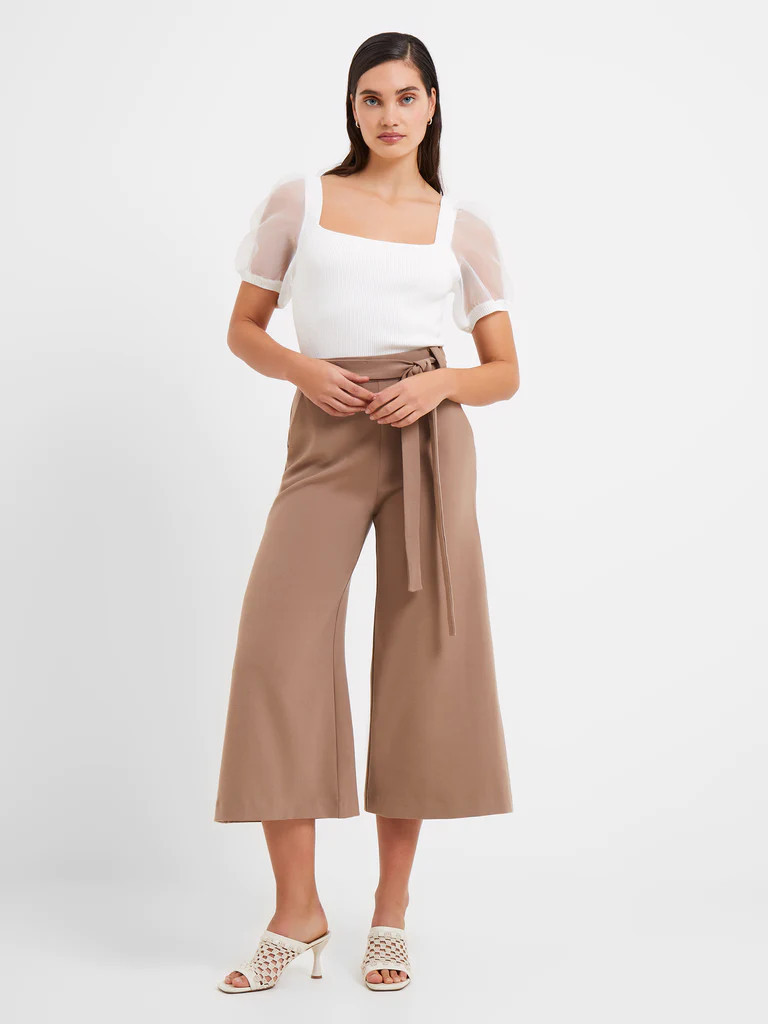 Lex Krista Organza Puff Sleeve Sweater | French Connection (US)