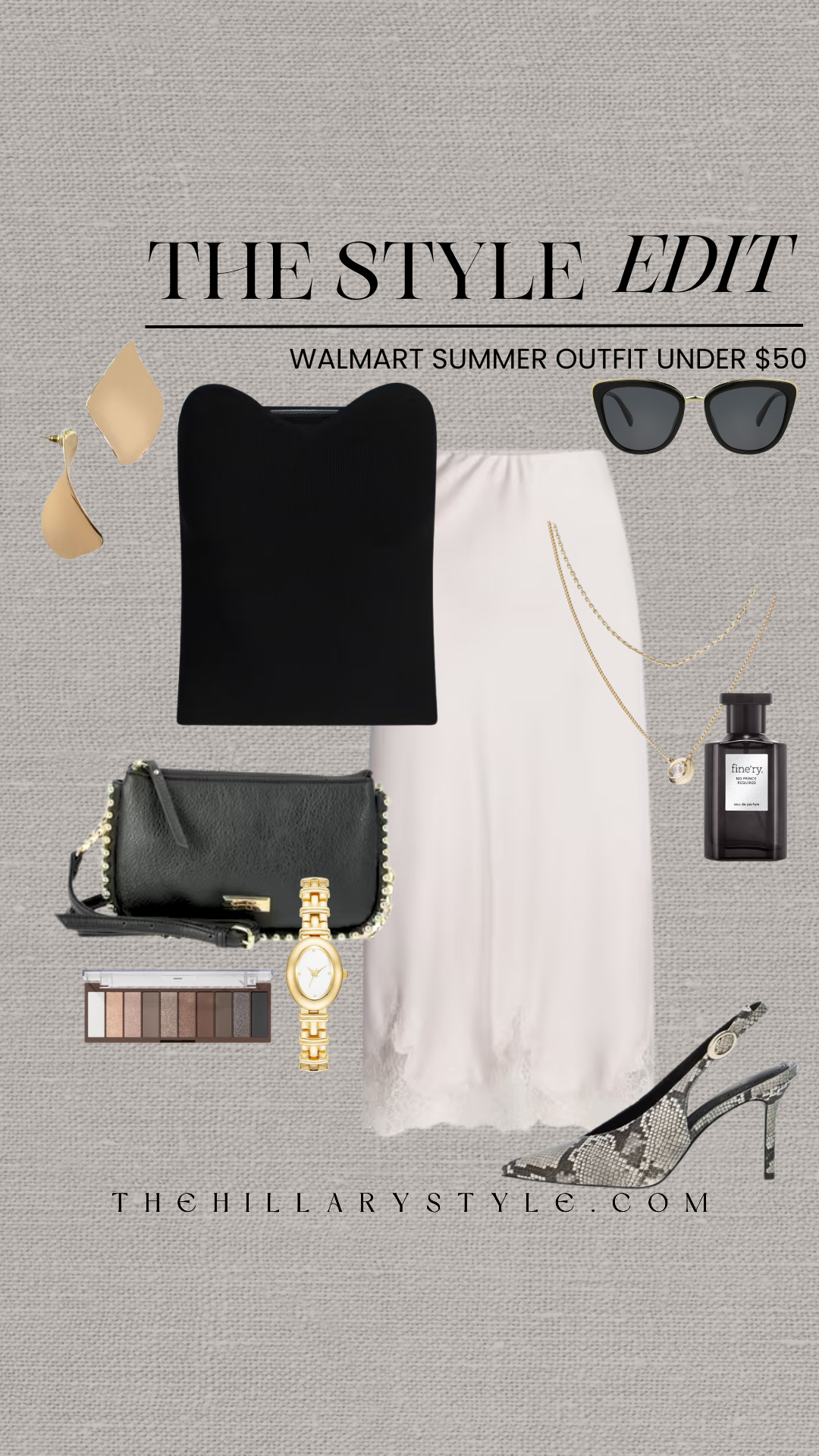 Quiet Luxury Style Edit: Walmart Summer Date Night Outfit Under $50

Get the look for less with this chic Walmart summer date night outfit under $50! If you love a quiet luxury, warm minimalism aesthetic, these pieces are absolute must-haves. This elegant look features a sleek black strapless top, a stunning white lace-trim satin slip skirt, and statement snakeskin print heels. Perfectly paired with elevated gold jewelry, a classic black shoulder bag, and chic sunglasses, this budget-friendly outfit is effortlessly elevated. Shop the full look!

#TheHillaryStyle #walmartfinds #walmartfashion #targetstyle #lookforless #quietluxury #summeroutfits #datenightoutfit #affordablefashion #warmminimalism #chicstyle #styleedit 

 

#LTKootd #LTKSeasonal #LTKSaleAlert
