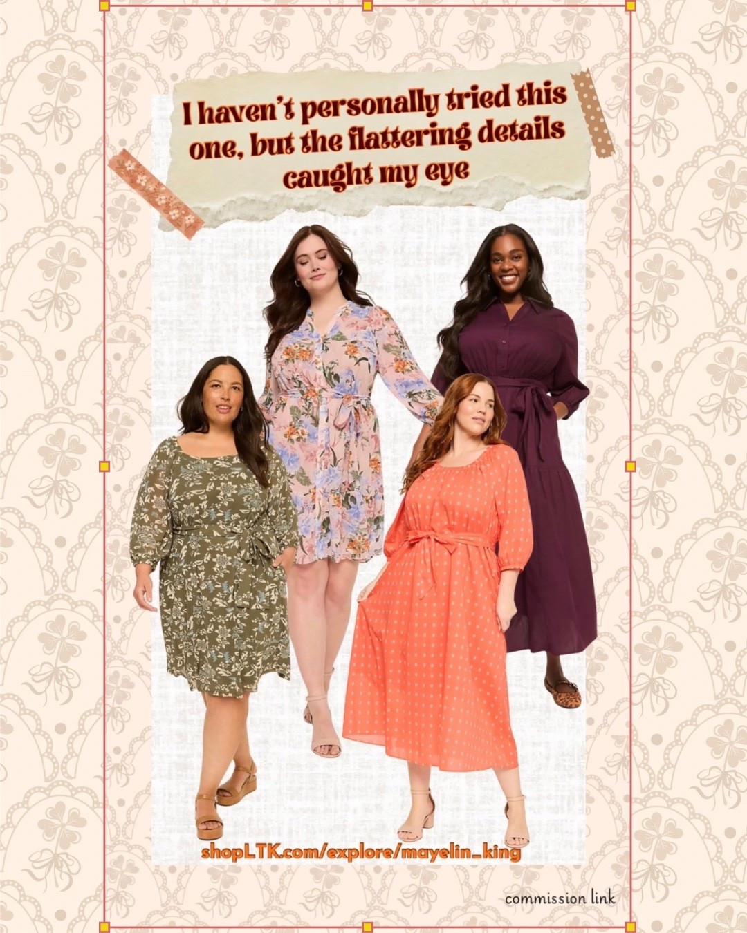 fall outfits women
✨ THE DRESS DETAILS THAT MAKE ALL THE DIFFERENCE! ✨

If you’re looking for a dress that flatters your shape without hiding it, pay attention to the details! 👀

These short and long dresses feature cinched waists to define your shape, while the V and square necklines help create a longer, more elongated look. Add a flowy skirt and you’ve got a silhouette that feels feminine, comfortable, and effortlessly flattering. 🤎✨

Because flattering fashion isn’t about hiding—it’s about finding pieces that work with your curves and make you feel confident! ❤️

Which would you choose: short or long? 👇🏽 Save this for your next dress shopping trip and check out the finds! 🛍️

#ltkmidsize

#LTKootd #LTKSeasonal #LTKPlusSize