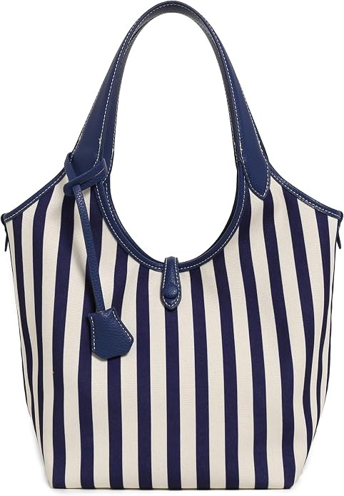 Bucket Tote Bag for Women Polo Leather Shoulder Handbag Designer Purse Medium Size | Amazon (US)