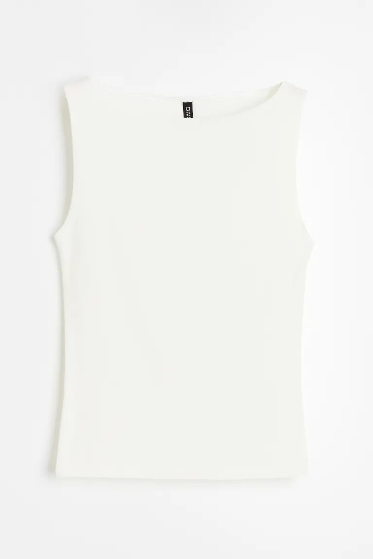 Boat-neck Sleeveless Top | H&M (US + CA)