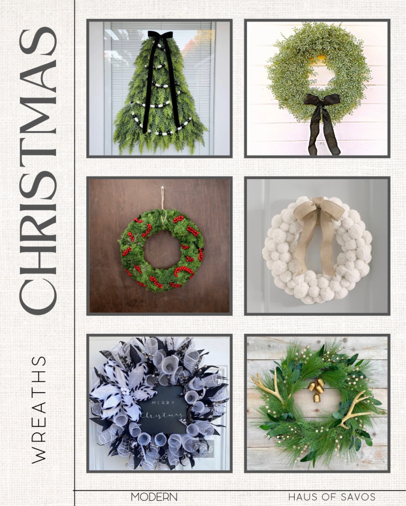  IAMAGOODLADY Christmas Decorations,Christmas Wreath