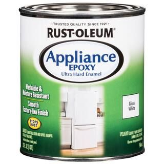 Rust-Oleum Specialty 1 qt. Appliance Epoxy Gloss White Interior Enamel Paint 241168 - The Home De... | The Home Depot