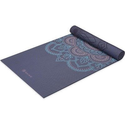 Extra Thick 6mm Yoga Mat, Reversible Non-Slip Print Exercise Mat for All Yoga Types, Pilate Purple Illusion one size | Target