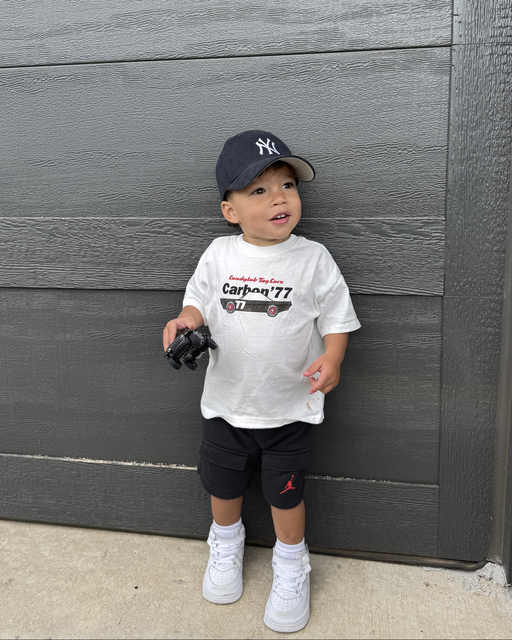 Toddler out of the day for my boy. Love the Nike mids they are so easy to slide on, Zara graphic tee, Nike Jordan shorts, and ny baseball cap! 

#LTKBaby #LTKKids #LTKSummerEdit