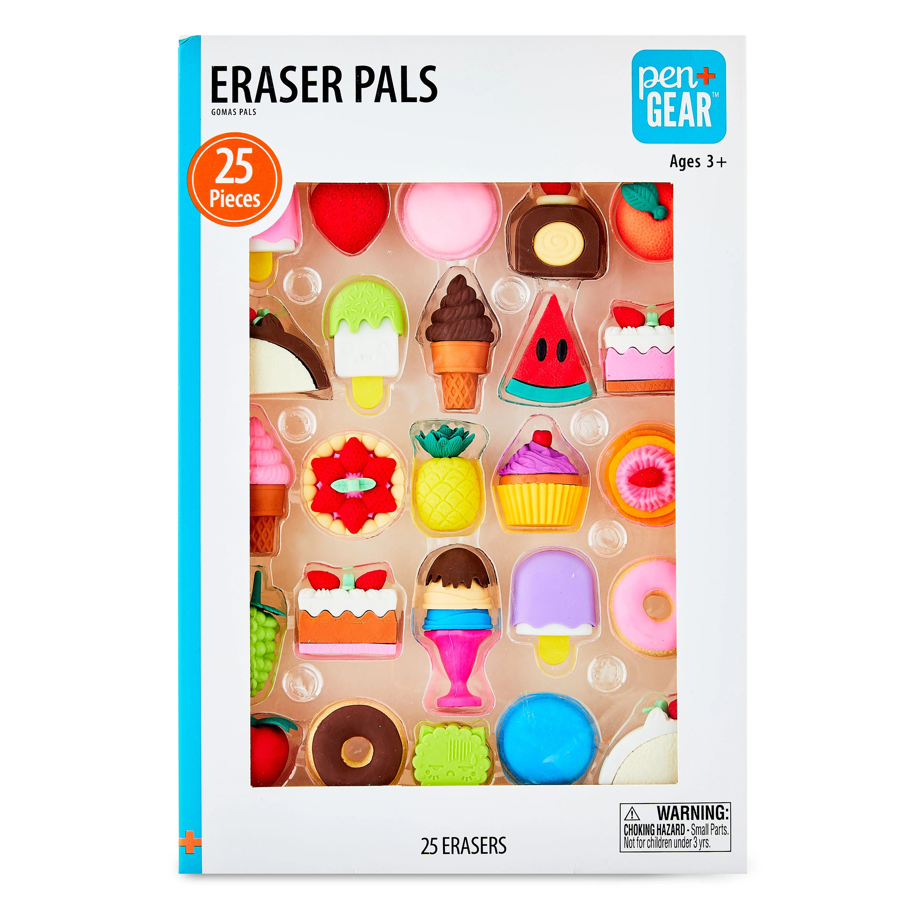Pen+Gear Eraser Pals, Treats Theme, 25 Count | Walmart (US)