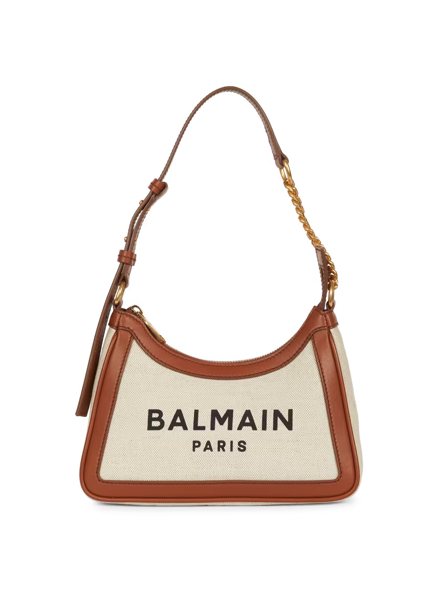 B-Army Logo Canvas Shoulder Bag | Saks Fifth Avenue