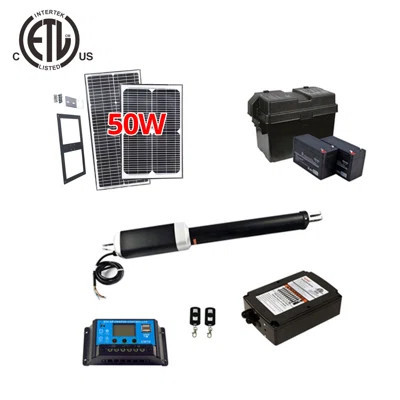 Single Swing Gate Operator - GG450/AS450 AC/DC - ETL Listed -Solar Kit 50W | Wayfair North America