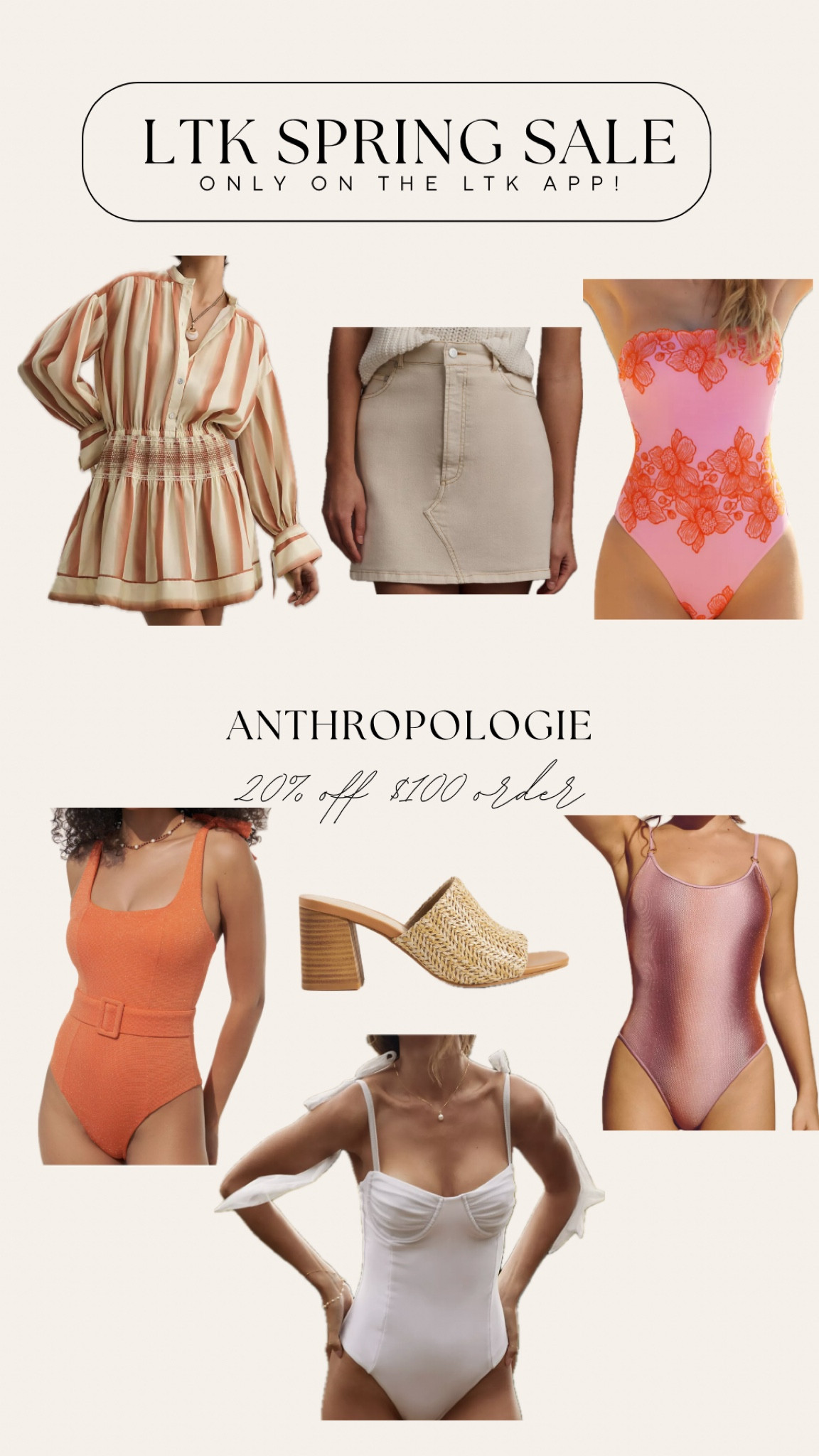 Let’s spring sale + ltk spring sale Anthropologie + anthro + spring clothes +
Spring outfits + summer outfits + summer bikinis + beach swimsuits + spring sandals + wedding outfit

#LTKSpringSale #LTKswim #LTKsalealert