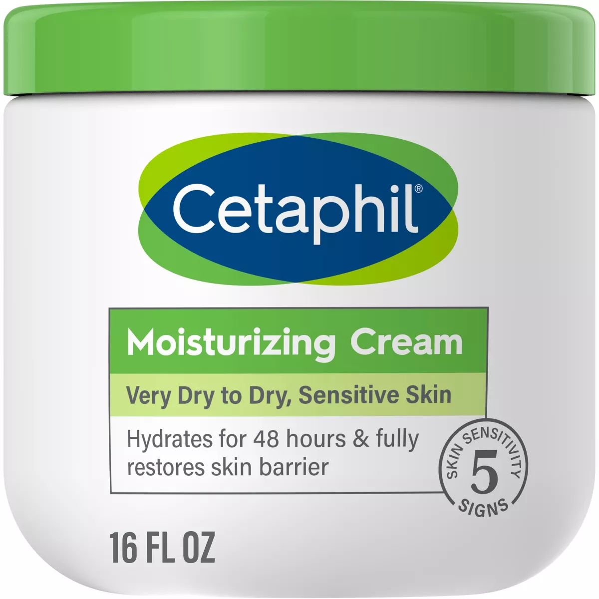 Cetaphil Moisturizing Cream Hydrating Body Moisturizer - 16 fl oz | Target