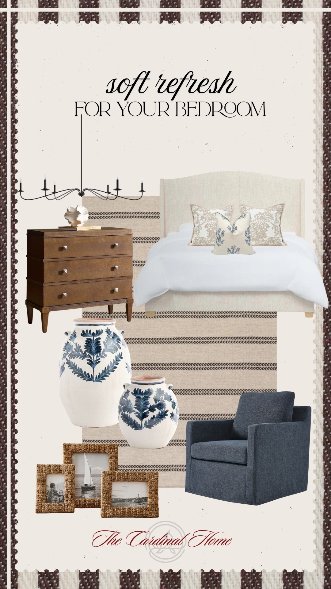 Soft blues, bedroom inspo, home decor, bed, nightstand, rug, neutral colors, calm and cozy, vase, picture frames, accent chair, chandelier, throw pillows

#LTKHome #LTKdayinmylife #LTKvlog