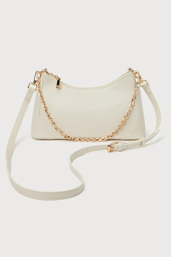 Charismatic Charm Bone Chain Strap Shoulder Bag | Lulus (US)