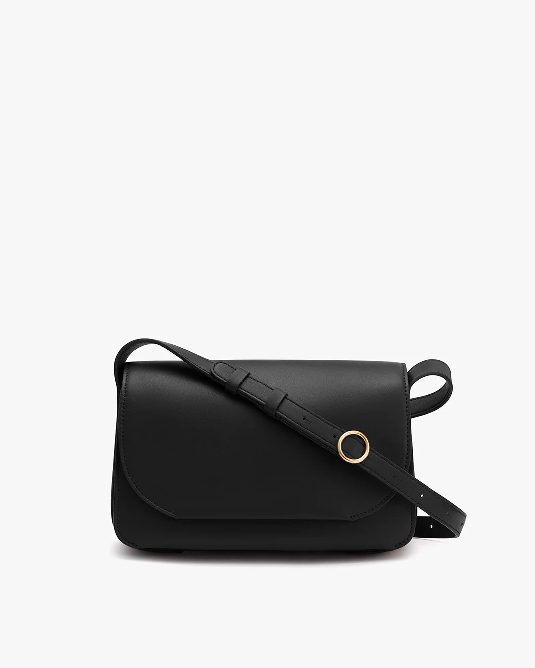 Women's Concertina Shoulder Bag in Black | Smooth Leather by Cuyana | Cuyana