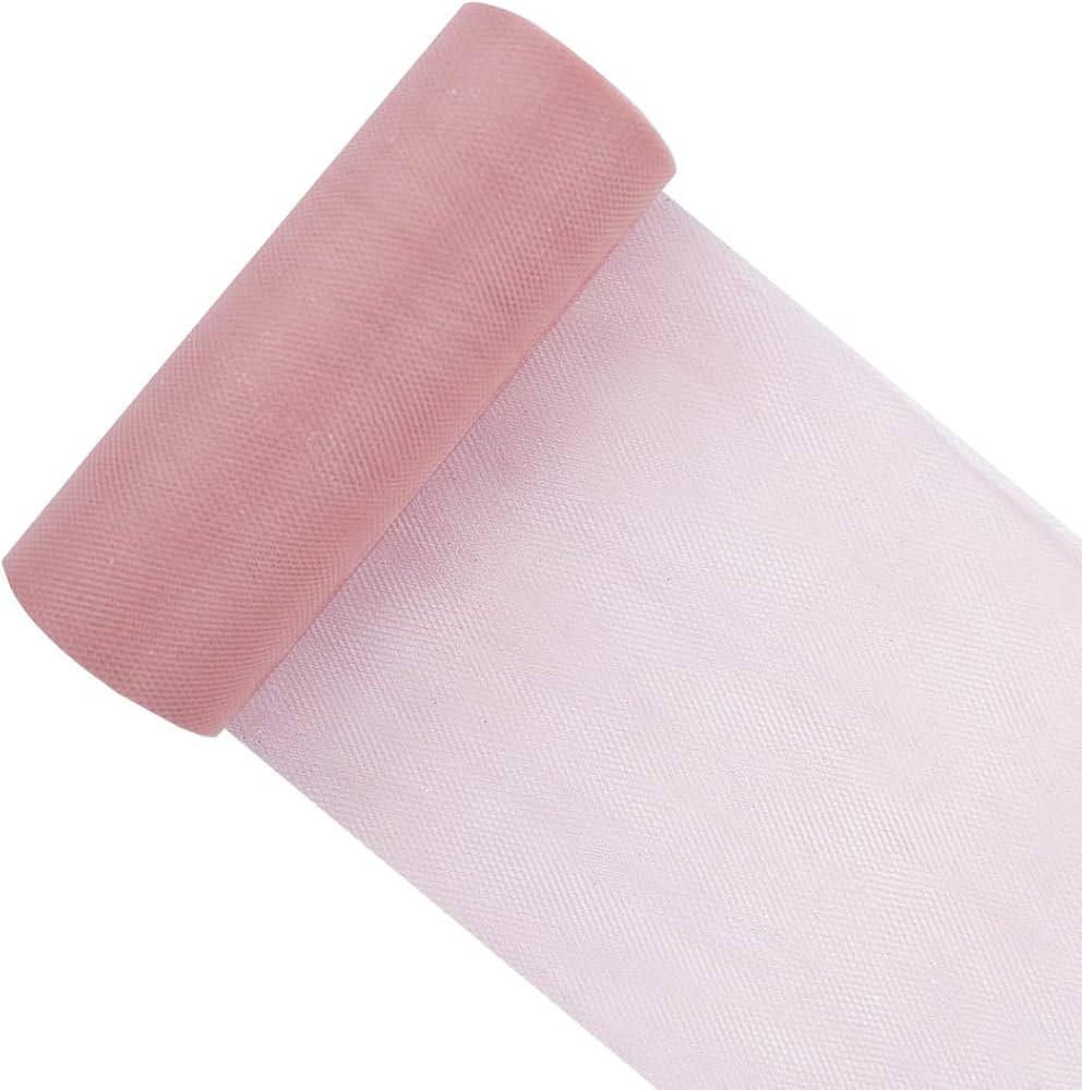 Creative Ideas 6-Inch by 25 Yards (75 Feet), White 29 Colors Available, Blush | Amazon (US)