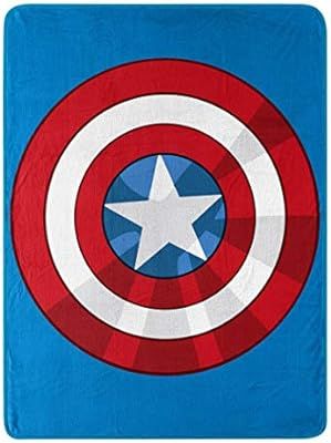 The Avengers, The Shield Micro Raschel Throw Blanket, 46" x 60" | Amazon (CA)