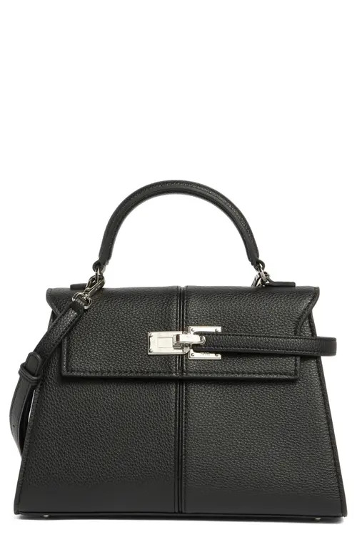 JW PEI Large Elise Faux Leather Top Handle Bag in Black at Nordstrom | Nordstrom