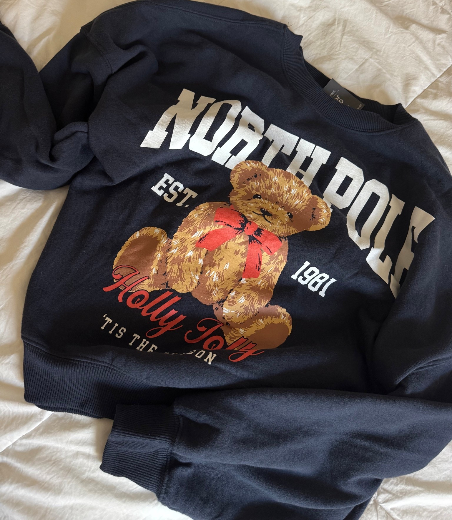 North Pole sweatshirt  teddy sweater pullover 

#LTKCyberWeek #LTKHoliday #LTKGiftGuide