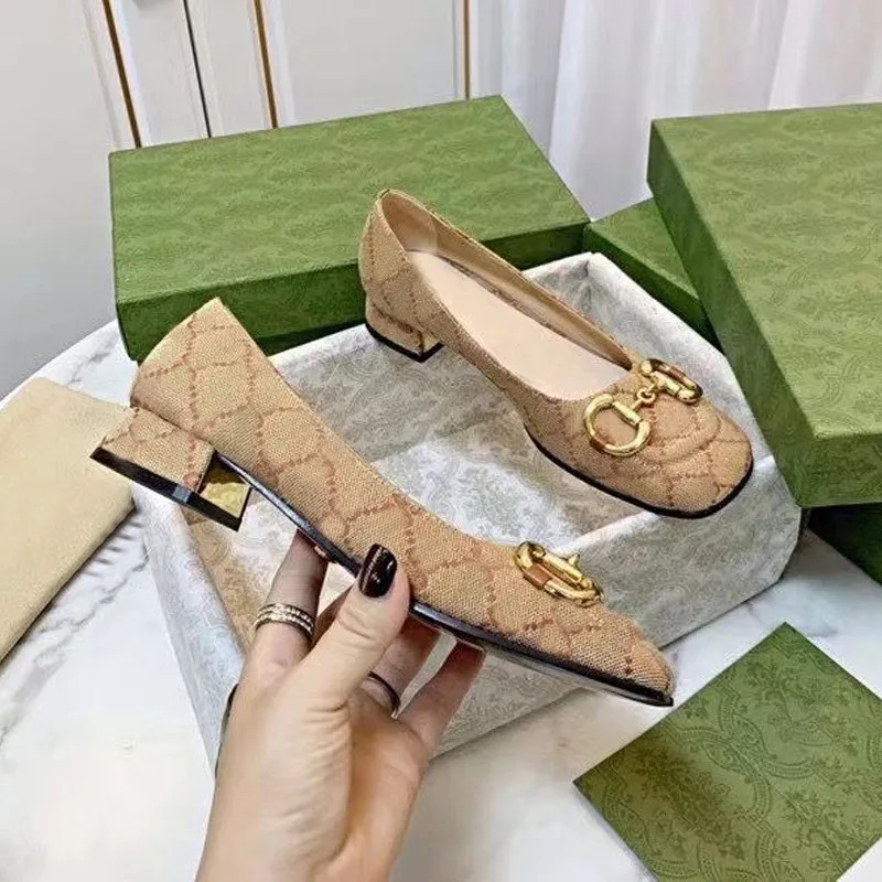 Retro Classic Women Dress Shoes Spring Autumn Fashion Cowhide Square Toe Coarser Heel High Heels ... | DHGate