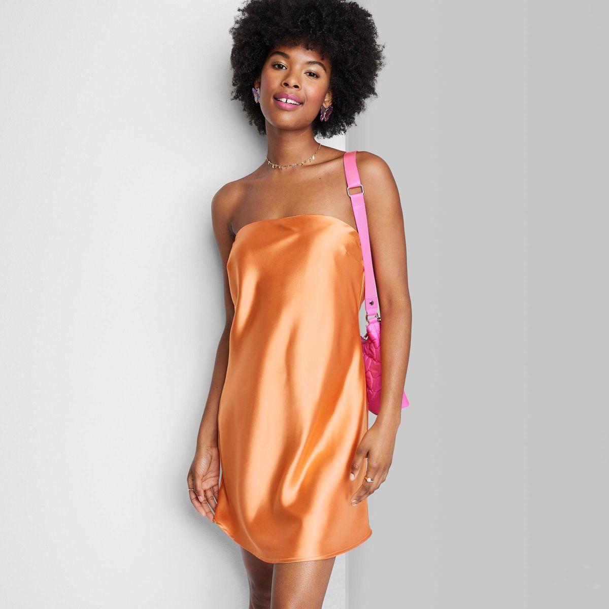 Women's Satin Tube Dress - Wild Fable™ | Target