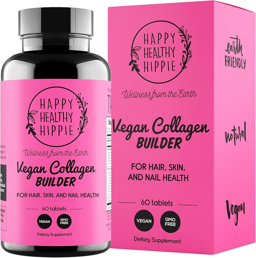 Vegan Collagen Builder – Collagen Pills for Youthful Glow | Keratin & Elastin Builder for Skin,... | Amazon (US)