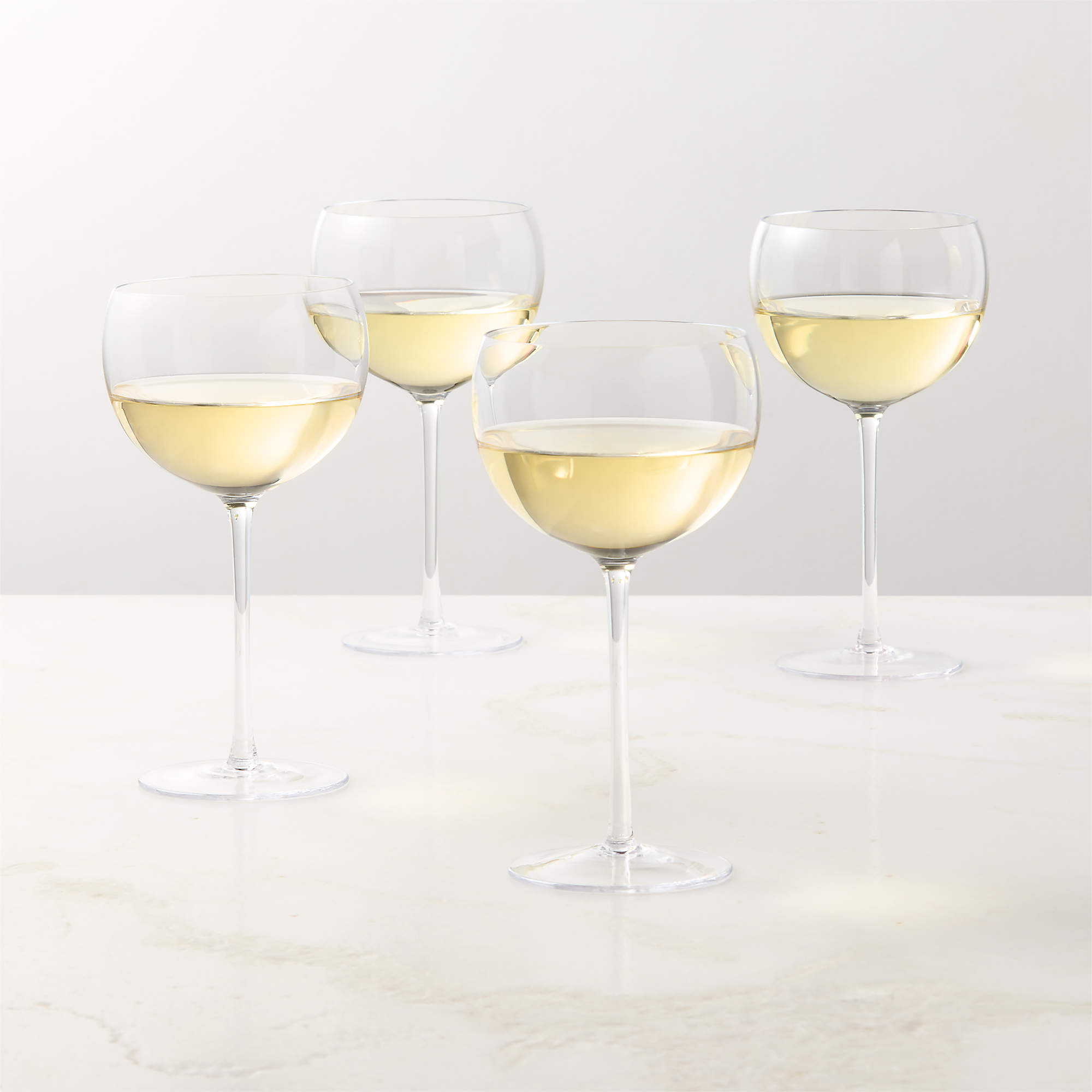 Mori White Wine Glasses Set of 4 | CB2 | CB2