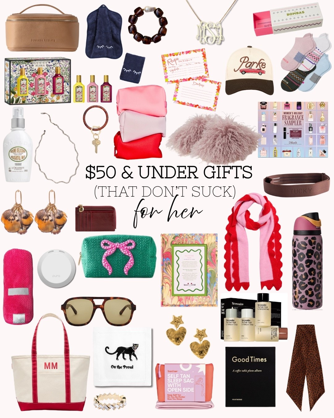 Budget-friendly, bougie-on-a-budget finds under $50 for your mama, sister, bestie, or teacher. Think cozy socks, pretty perfume sets, monograms, and girly glam that actually gets used. Tap to shop, save this for later, and share with your Santa. 🎅🏼🎀

#LTKGiftGuide #LTKFindsUnder50 #LTKHoliday