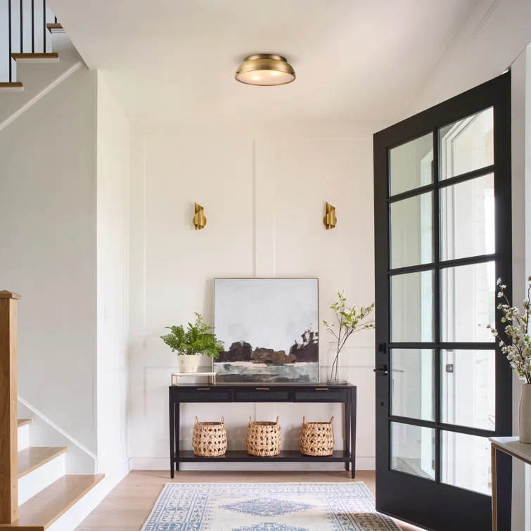 Columbia Glass Flush Mount | Wayfair North America