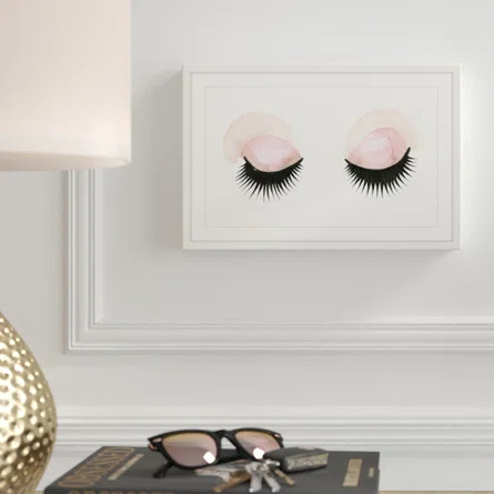 Long Lashes Delight - Picture Frame Print | Wayfair North America