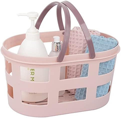 Anyoifax Portable Shower Caddy Tote Plastic Basket with Handle Storage Organizer Bin for Bathroom... | Amazon (US)
