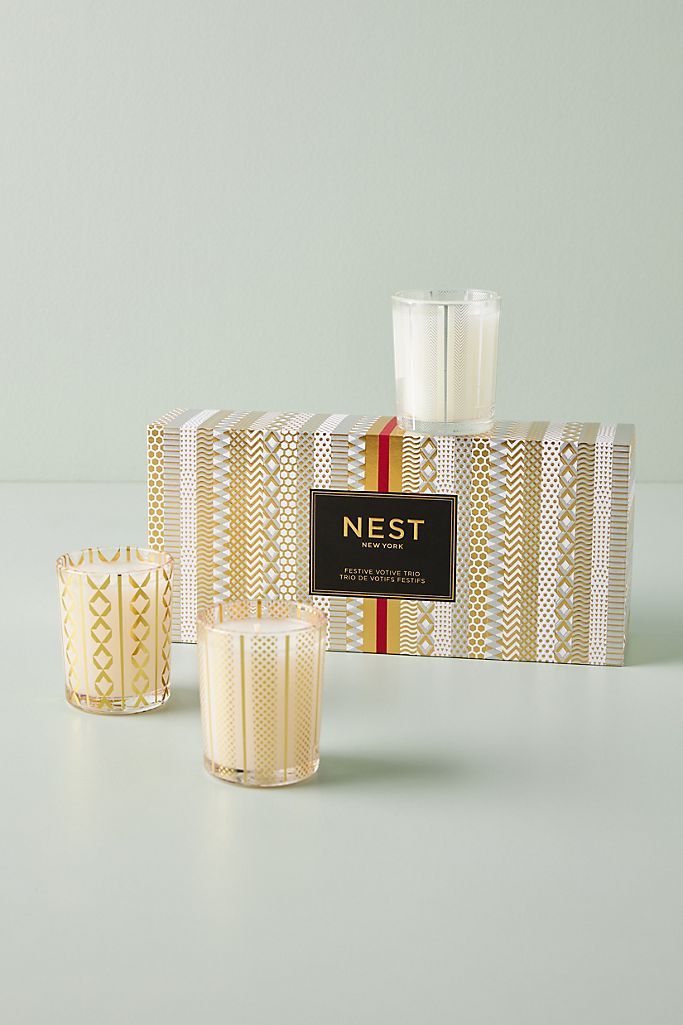 Nest Fragrances Festive Votive Candles, Set of 3 | Anthropologie (US)