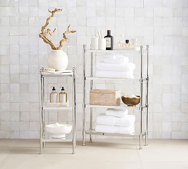 Metal Floor Storage | Pottery Barn (US)