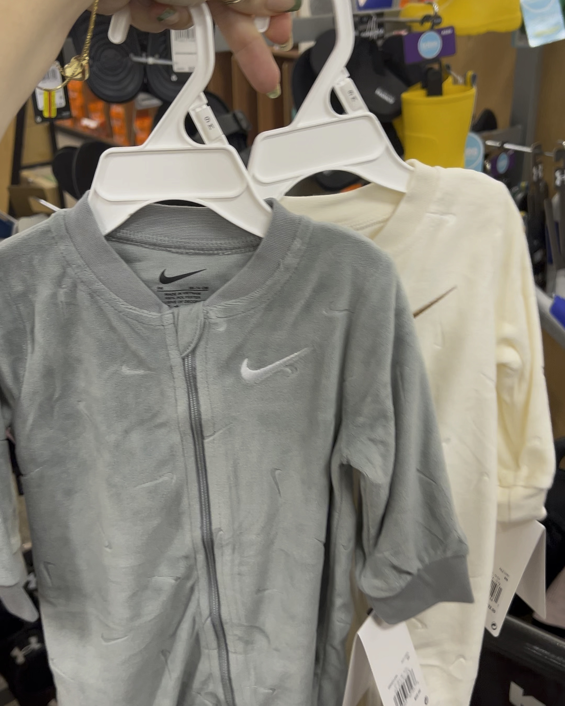 The softest baby NIKE footies 😌 in green & ivory ON SALE $9.99

#LTKBaby #LTKBump #LTKActive