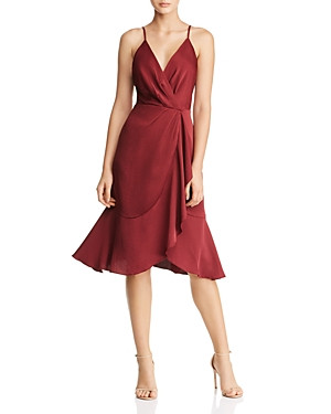 Wayf Faux-Wrap Flounced-Hem Dress - 100% Exclusive | Bloomingdale's (US)