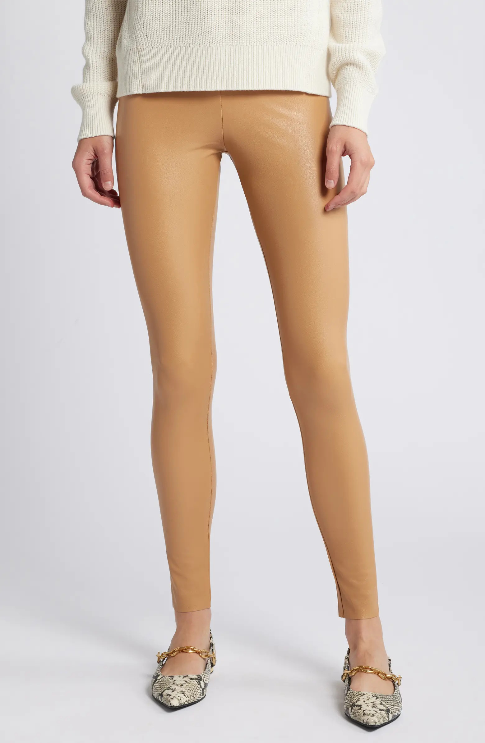 Control Top Faux Leather Leggings | Nordstrom