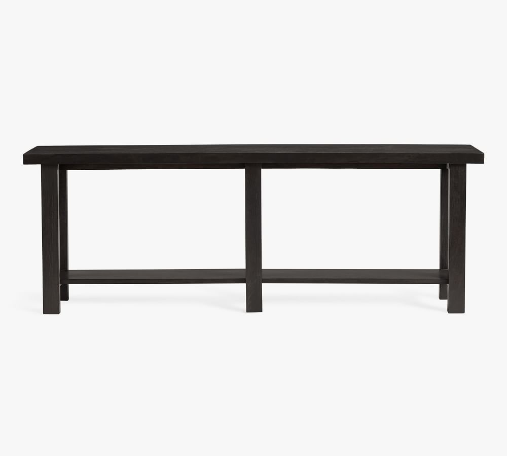 Reed 84&amp;quot; Grand Console Table, Antique Umber | Pottery Barn (US)