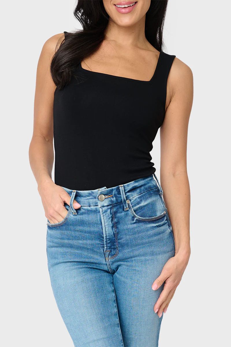 Essential Wear Everywhere Square Neck Bodysuit | Gibson