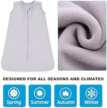 All Season Micro-Plush Baby Wearable Blanket, Ultra light - Unisex Clothes for Toddlers, Sleevele... | Amazon (US)