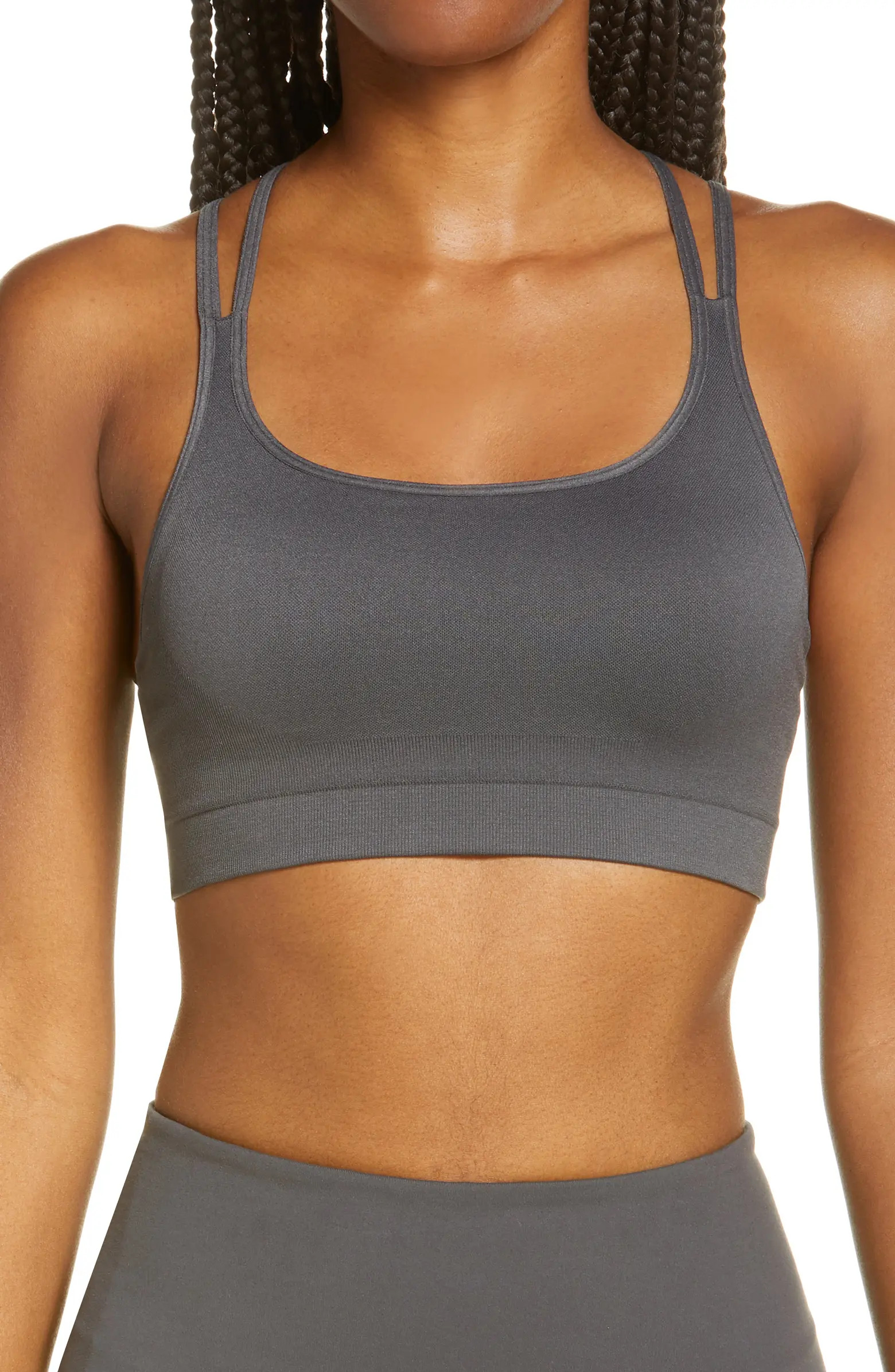 Zella Seamless Strappy Sports Bra | Nordstrom | Nordstrom