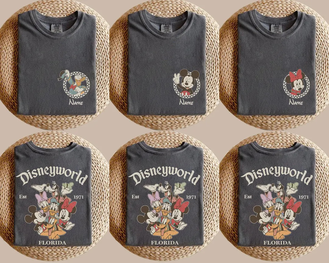 Custom Disneyworld Family Shirts: Magic Kingdom Trip, Personalized Name - Etsy | Etsy (US)