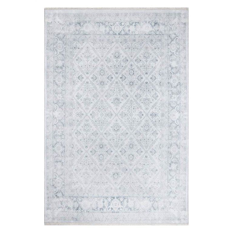 Momeni Chandler Traditional Cotton Polyester Grey Area Rug 9'6" X 12'6" | Walmart (US)