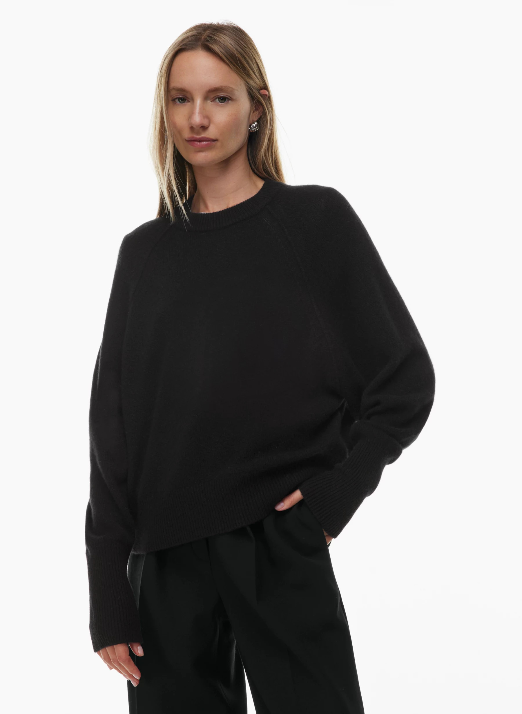 LUXE CASHMERE CREW SWEATER | Aritzia