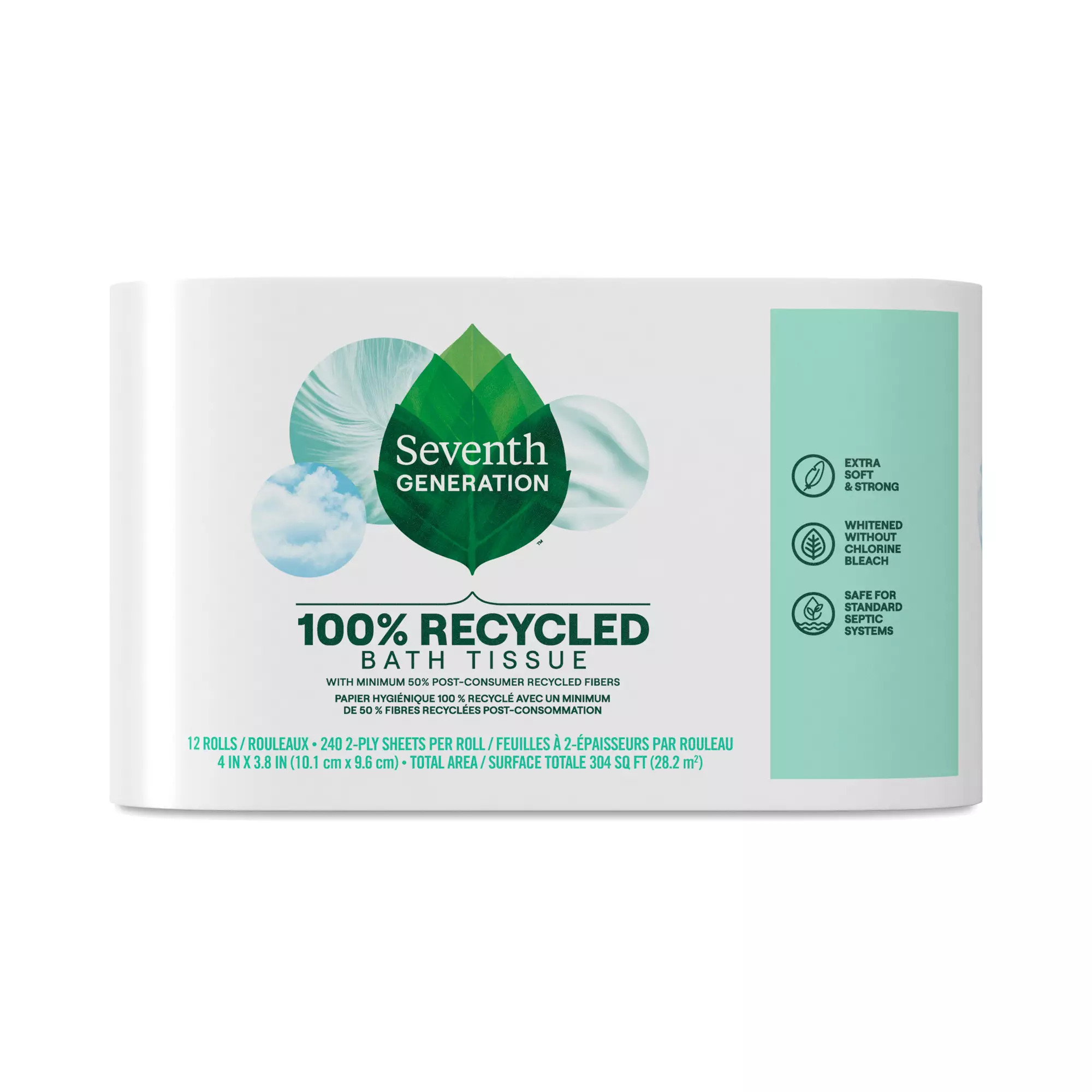 Toilet Paper Bath Tissue, 100% Recycled Paper | Thrive Market