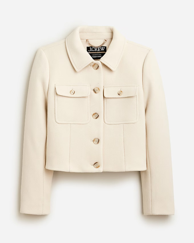 Lady jacket in Italian stadium-cloth wool | J. Crew US