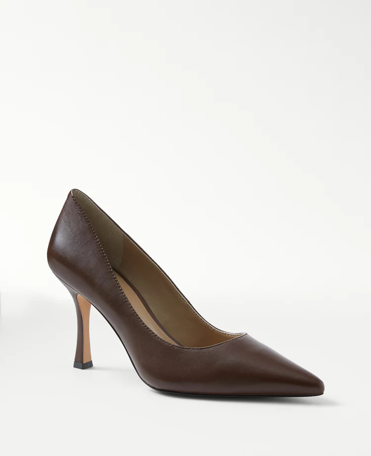 Mila Leather Pumps | Ann Taylor (US)