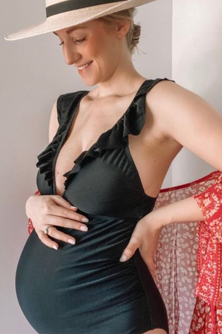 This maternity black one piece swimsuit is so flattering!!

#maternityswimsuit
Black maternity swimsuit, maternity swimsuit v-neck

#LTKunder100 #LTKswim #LTKbump