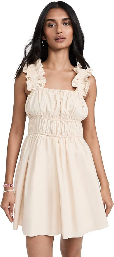 English Factory Women's Ruffled Detail Mini Dress | Amazon (US)