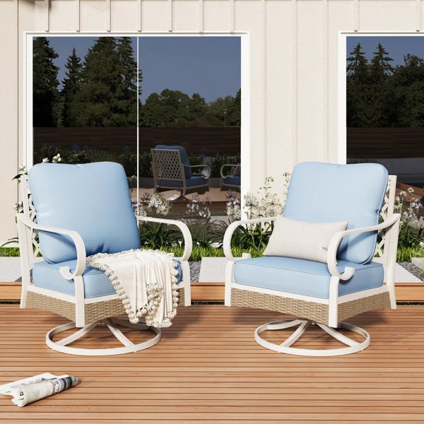 Arcus Swivel Outdoor Patio Lounge Chair | Wayfair North America