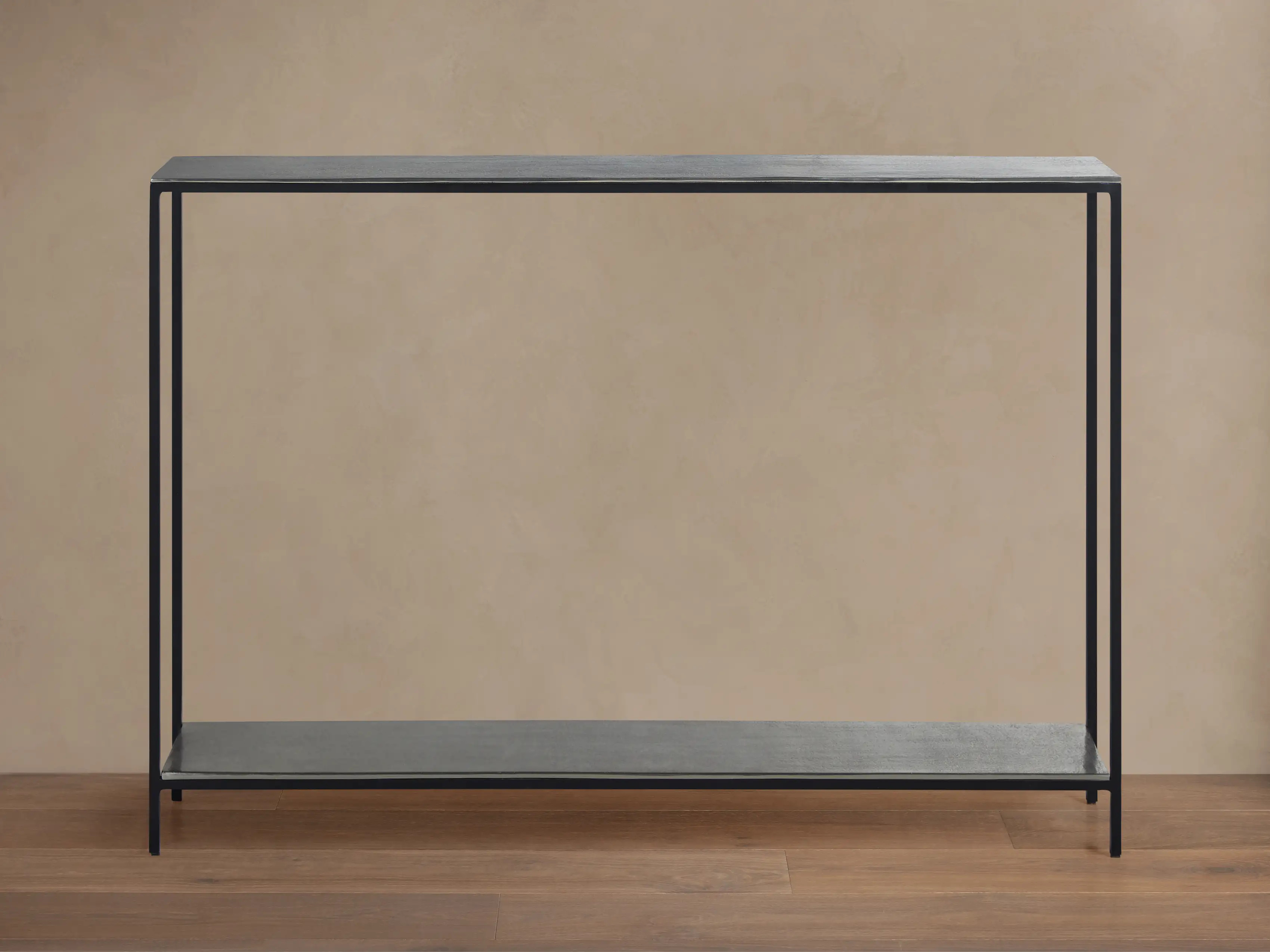 Kavali Slim Console Table in Silver | Arhaus