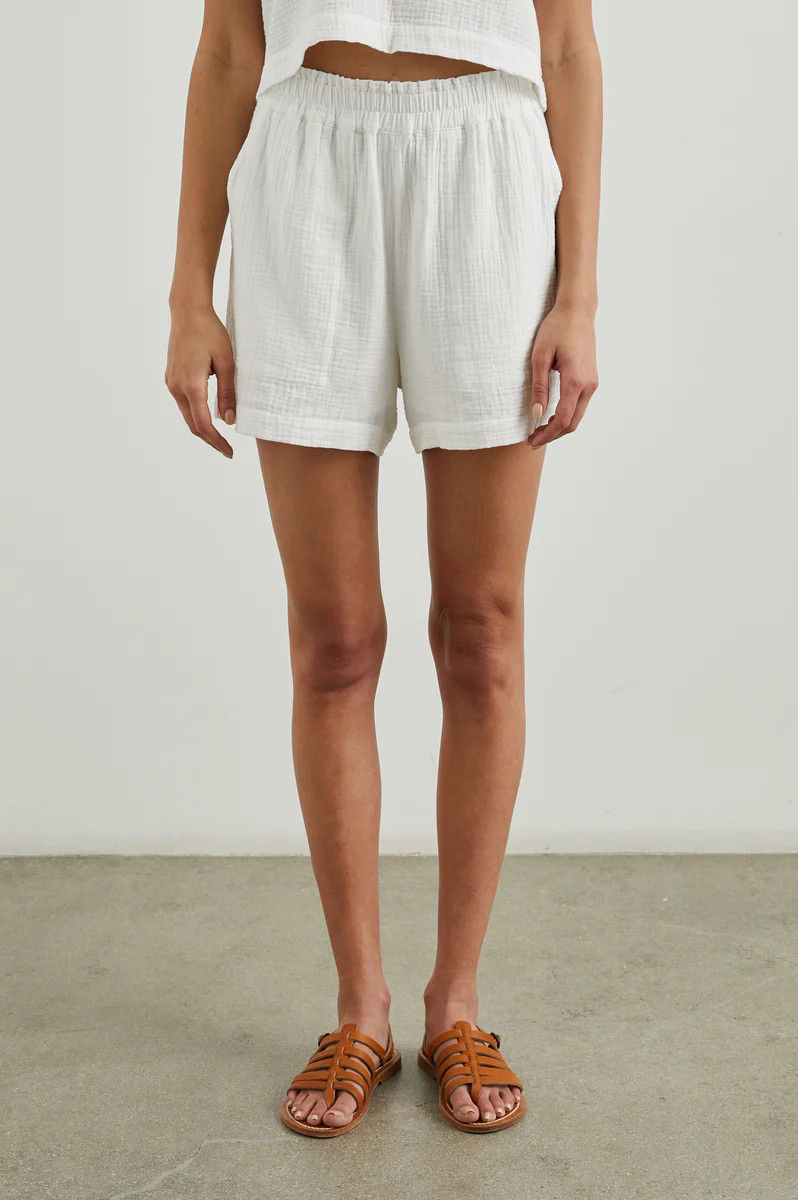 LEIGHTON SHORT - WHITE | Rails